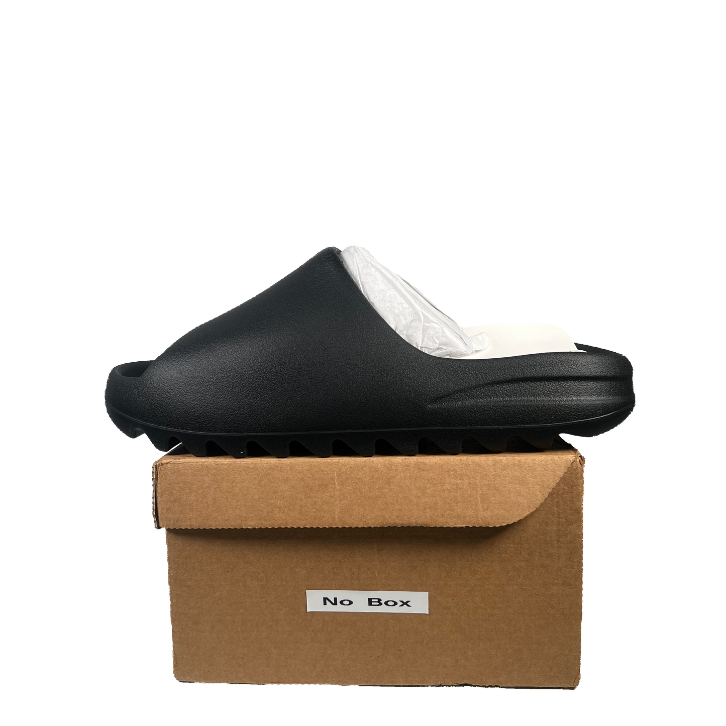 Yeezy YS-01 Black Slides Size 12 NEW s22090