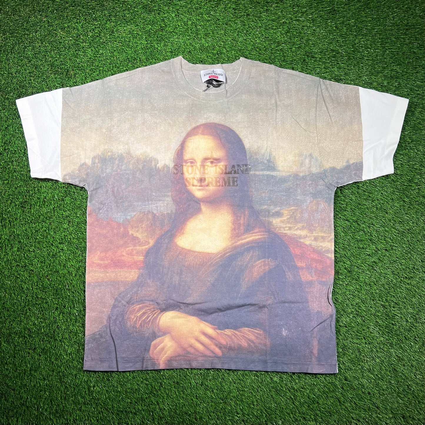 Supreme Stone Island Mona Lisa Tee (2022) Size Large NEW x16661