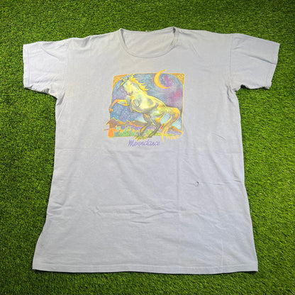 2003 Moondance Horse Purple Tee Size XL USED v18320