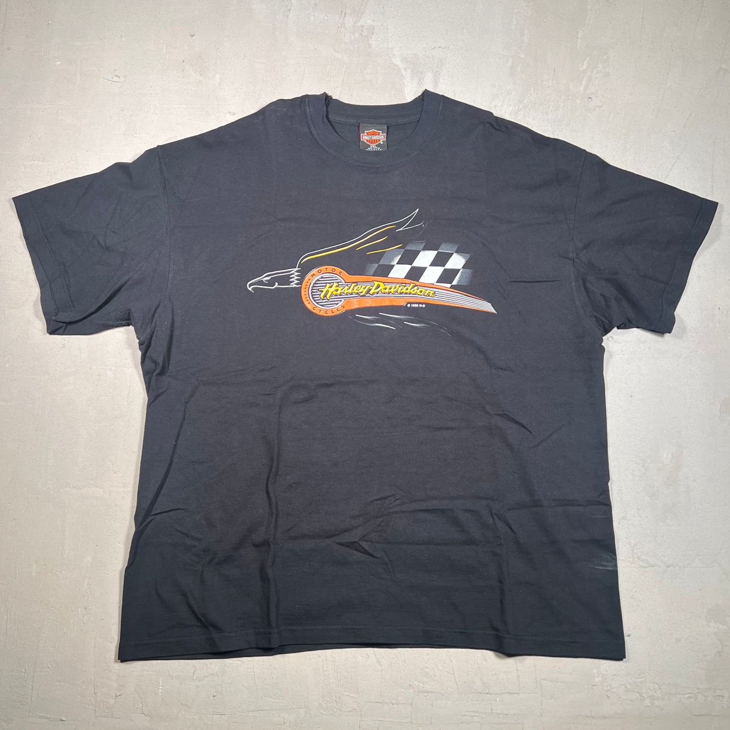 1999 Harley Davidson Black "Sweden" Tee Size XXL USED v17195