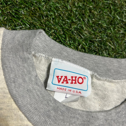 1990s Malcolm X Glitter Font Grey Tee Size XL USED v16403