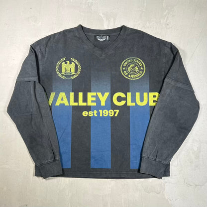 Vale Forever "Valley Club" Black Longsleeve Size Small USED x18911