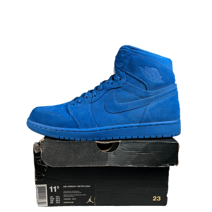 Jordan 1 Blue Suede (2017) Size 11.5 USED s22356