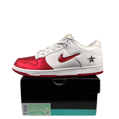 Nike SB Dunk Low Supreme Varsity Red (2019) Size 10.5 NEW s19006