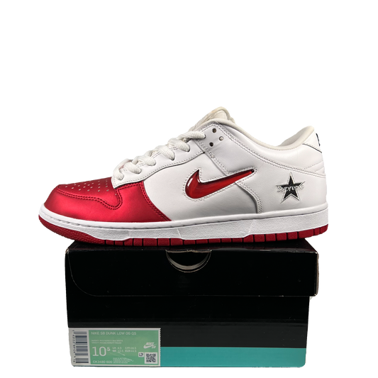 Nike SB Dunk Low Supreme Varsity Red (2019) Size 10.5 NEW s19006