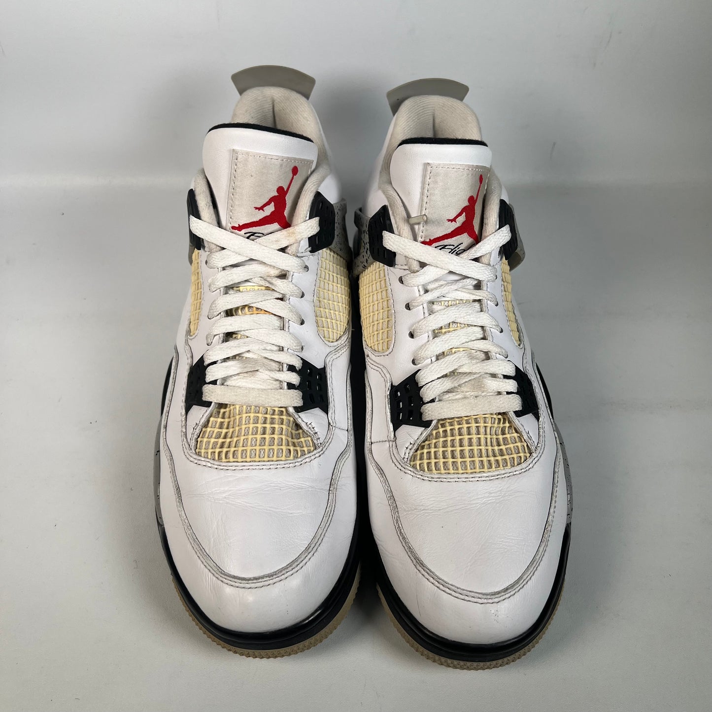 Jordan 4 White Cement (2016) Size 10.5 USED s22445