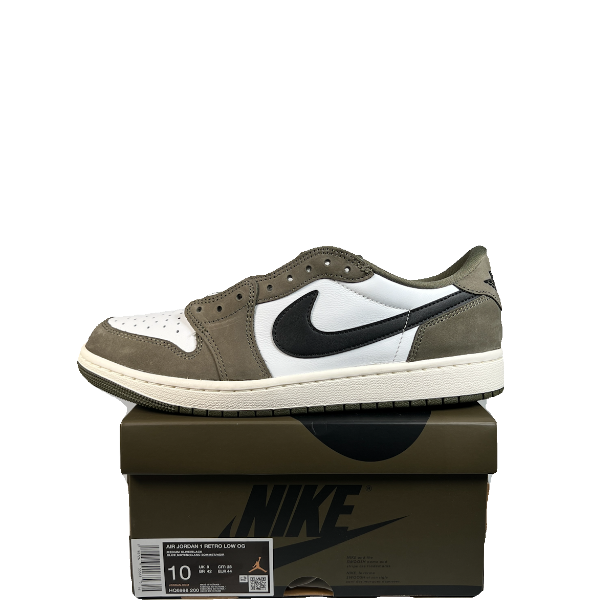 Jordan 1 Low Medium Olive (2026) Size 10 NEW s23179