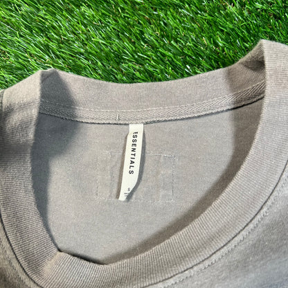 Essentials Fear of God FOG Blank Brown Tee Size Small USED x16994