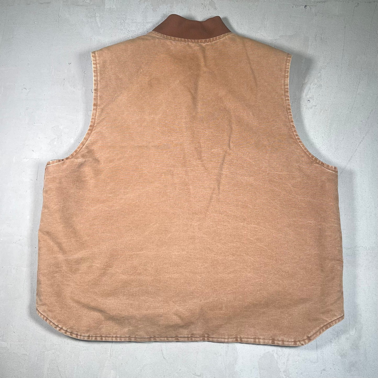 Y2K Carhartt Community College Brown Workwear Vest Size XXL USED v19360