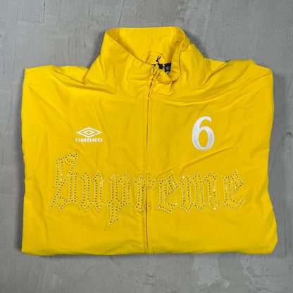Supreme Umbro Rhinestone Track Jacket Yellow (2026) Size Medium NEW x18453