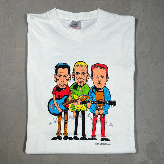 1996 Everclear 3 Band Members White Tee Size XL USED v14662