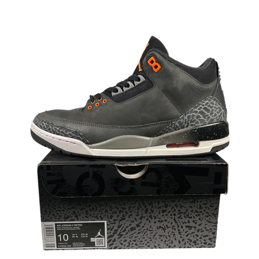 Jordan 3 Fear Pack (2023) Size 10 USED s18158