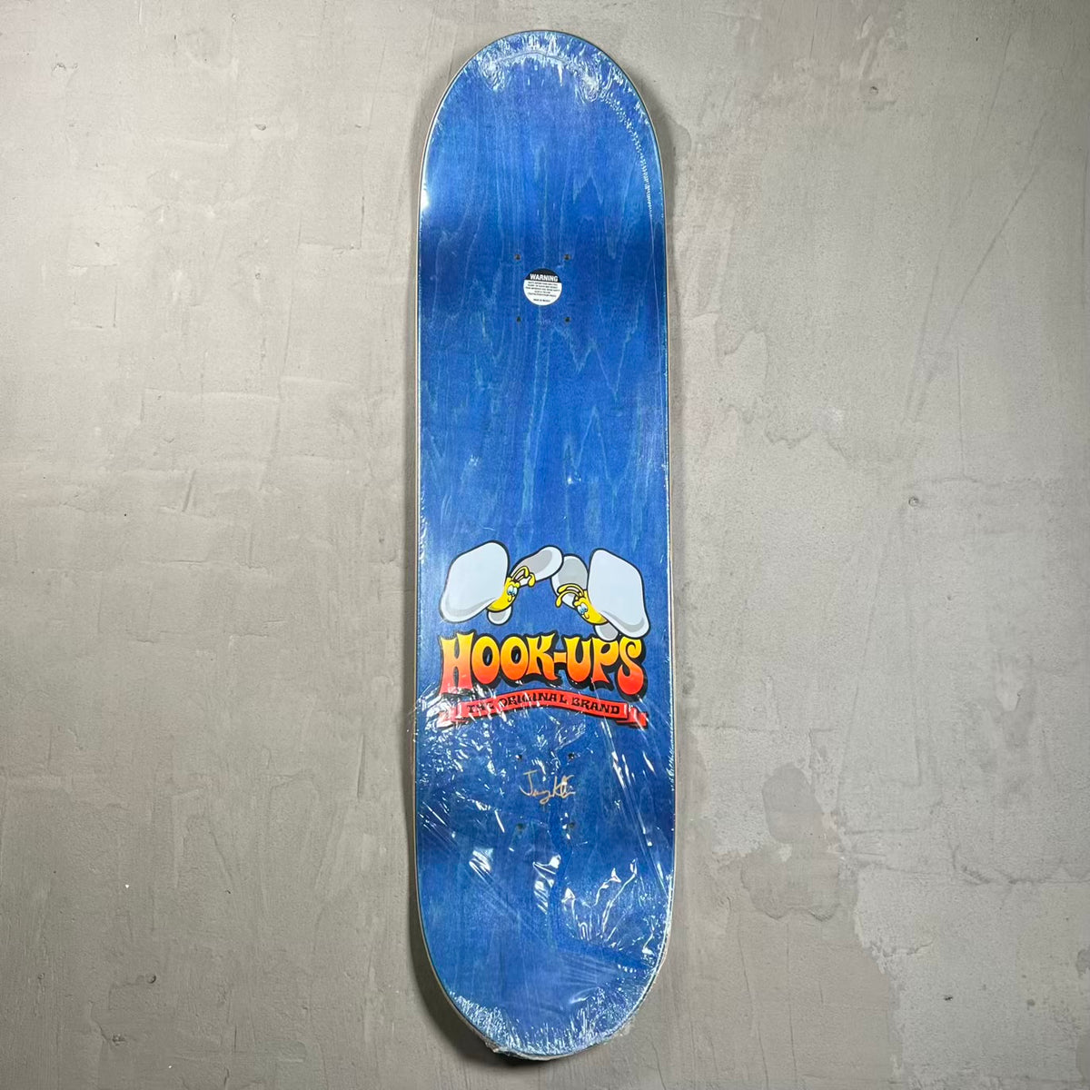 HookUps Alice and Friends Signed Skateboard NEW x18805
