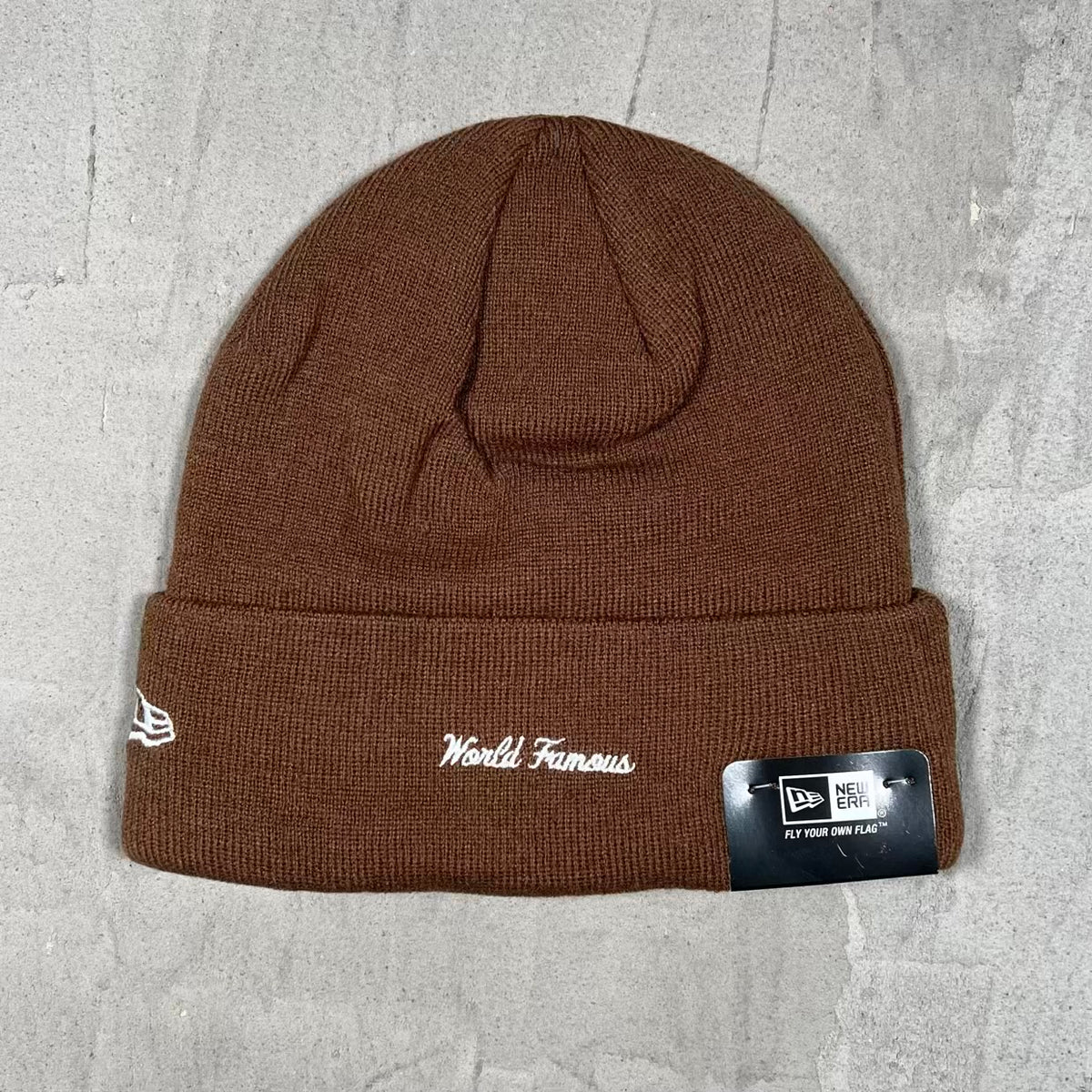 Supreme New Era Bandana Box Logo Brown Beanie (2019) NEW x18961
