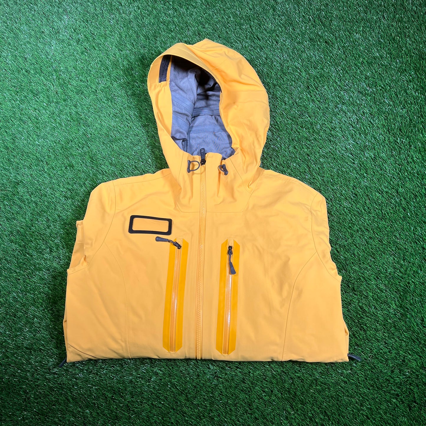 North Face Yellow "Future Light" Jacket Size Large USED v17979
