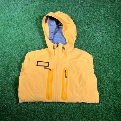North Face Yellow "Future Light" Jacket Size Large USED v17979