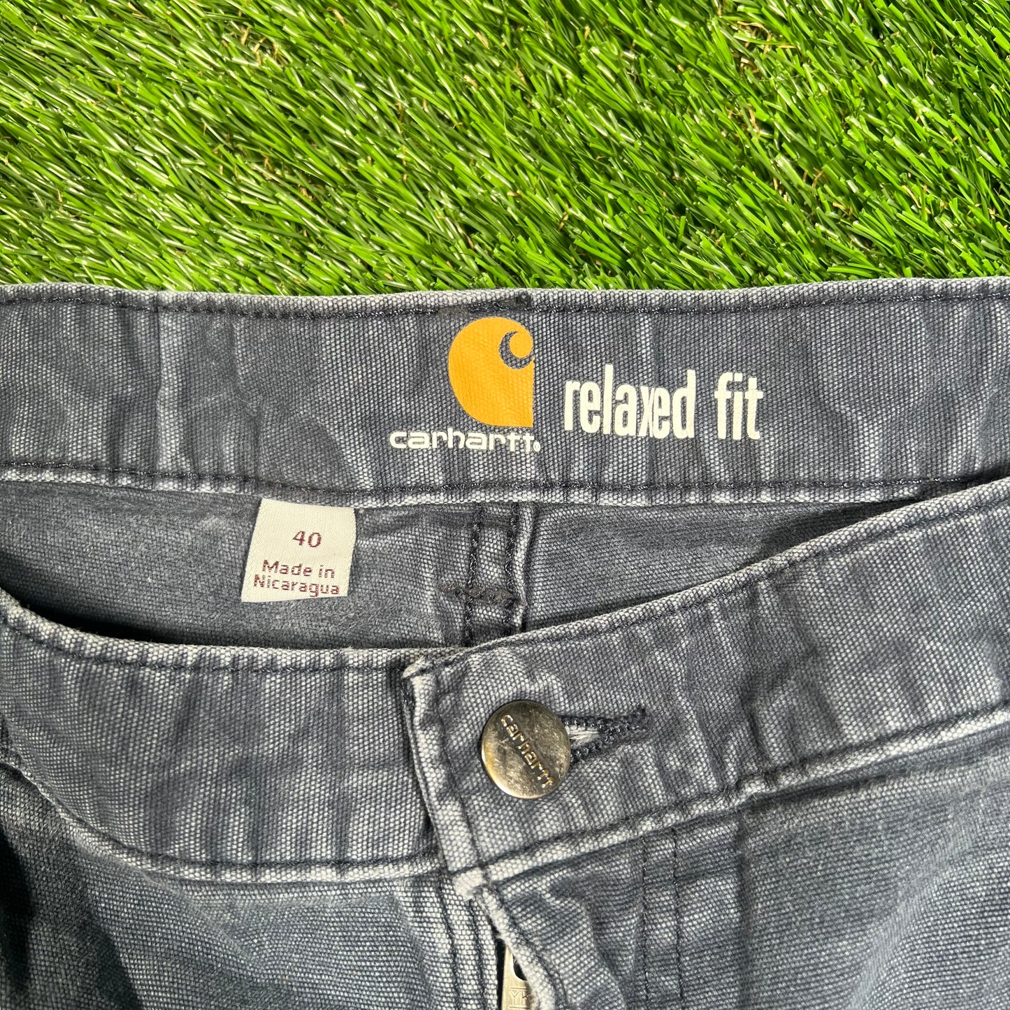 Carhartt Cargo Blue Shorts Size 40 USED v18087