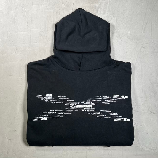 Playboi Carti Antagonist Tour 2.0 Black Hoodie Size Large USED x18648