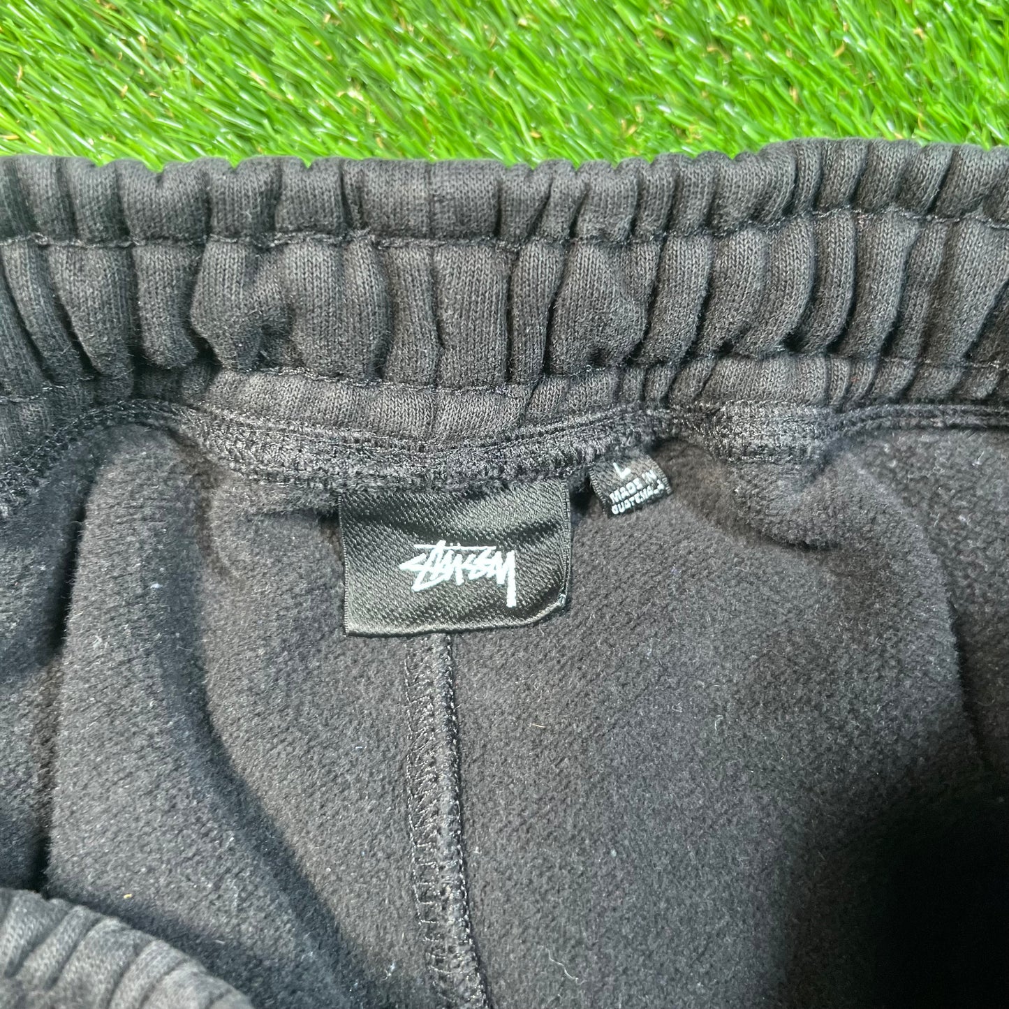 Stussy Black Sweatpants Size Large USED x16809