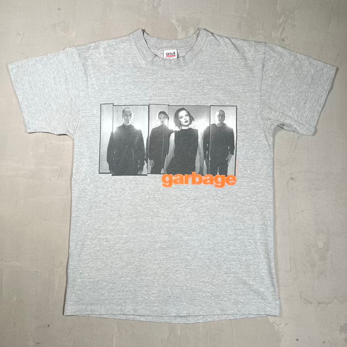 1998 Garbage Tour Grey Tee Size Large USED v20229