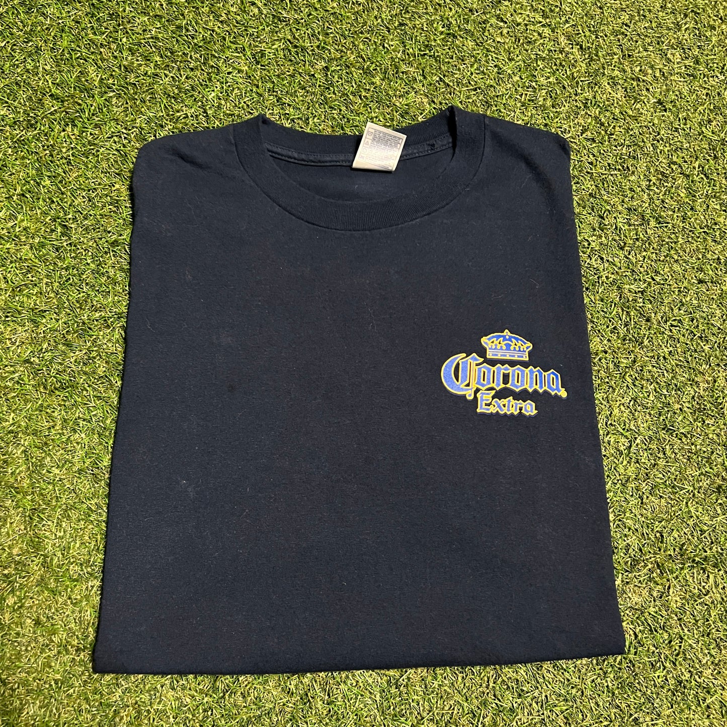 2003 Corona Extra Thirst & Rescue Navy Blue Tee Size XL USED v16375