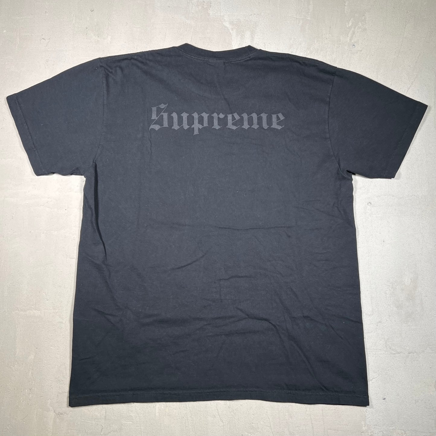 Supreme Slayer Black Tee (2016) Size XL USED x17262