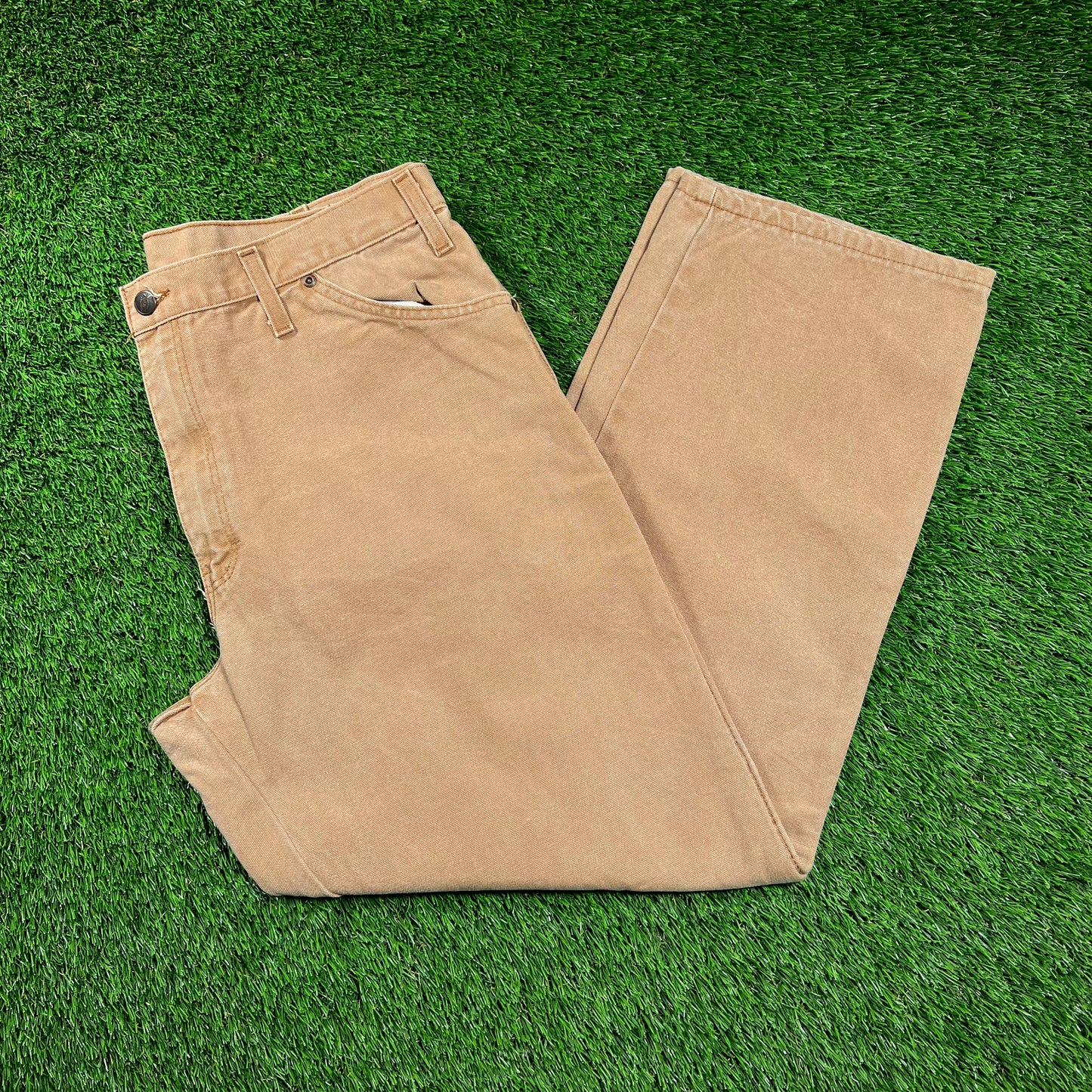 Y2K Dickies Khaki Workwear Pants Size 38 USED v18557