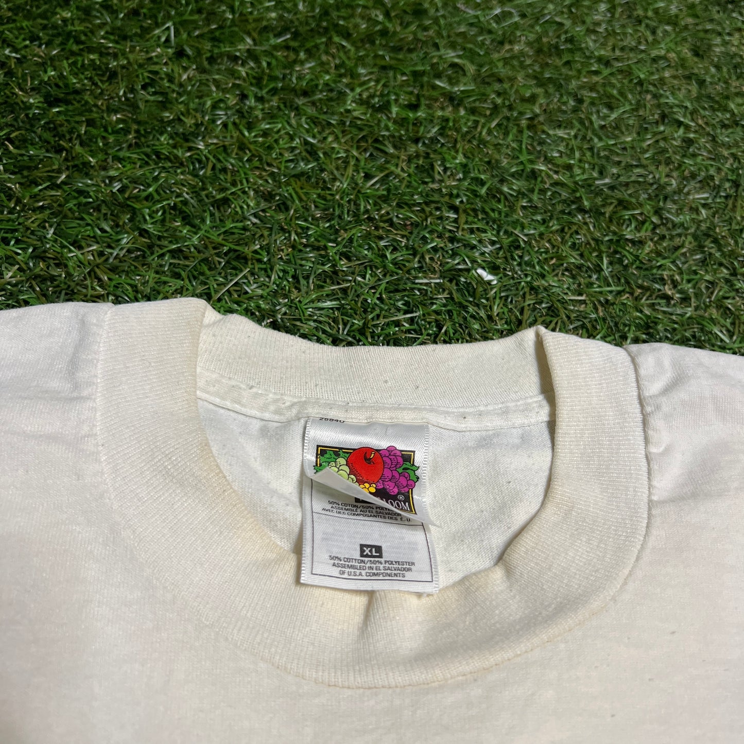 1990s Drifters White Band Tee Size XL USED v16107