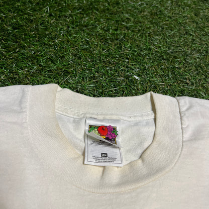 1990s Drifters White Band Tee Size XL USED v16107