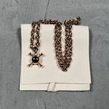 Greedy Unit Rose Gold Screwball Chain NEW x18638