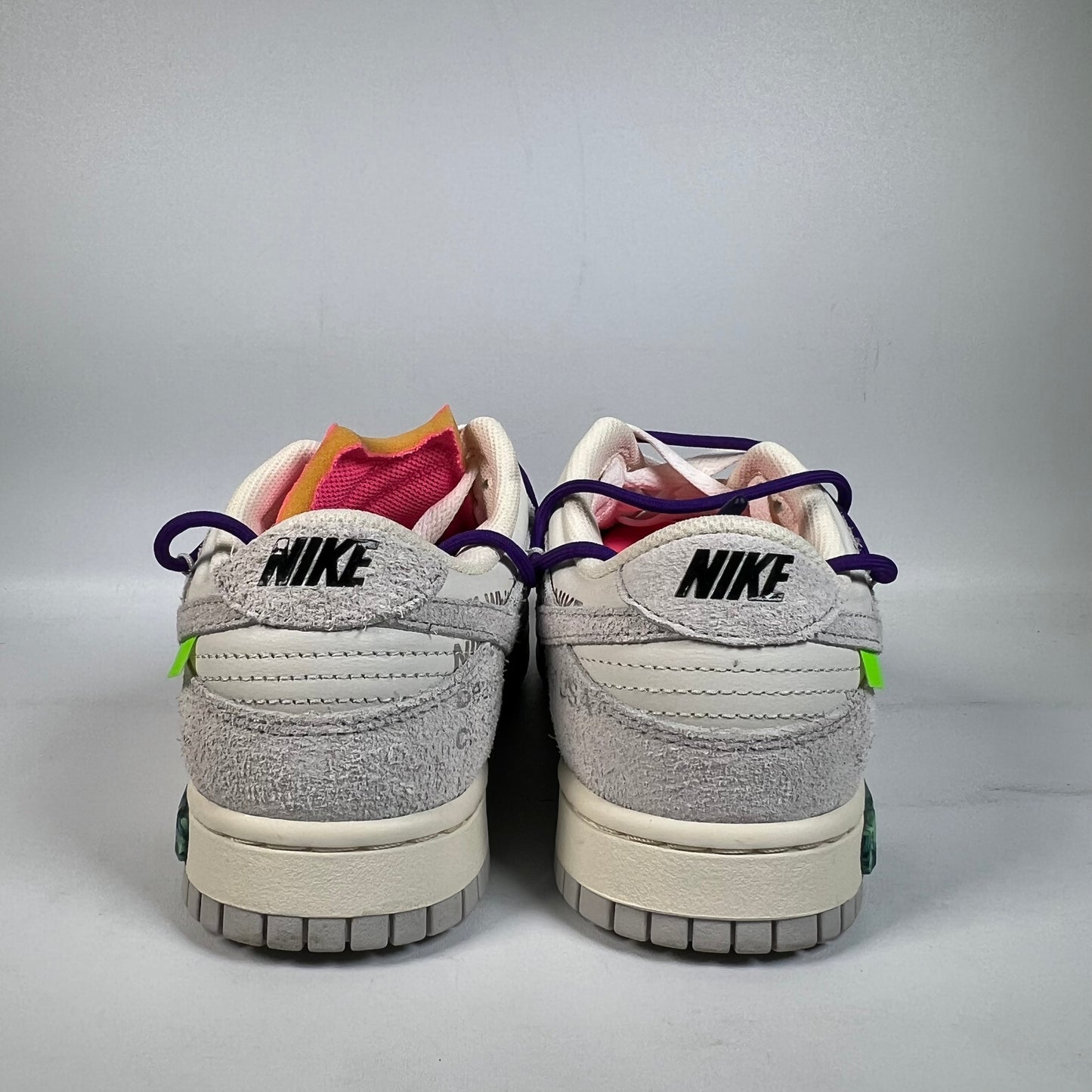 Nike Dunk Low Off White Lot 15 (2021) Size 8 USED s22010