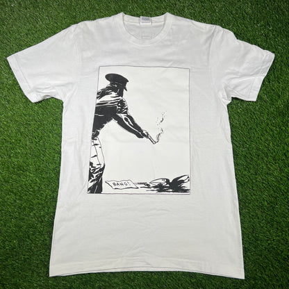 Supreme Raymond Pettibon Crow 2014 White Tee Size Large USED x14515