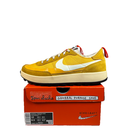 Nike Tom Sachs General Purpose Shoe Dark Sulfur (2022) Size 8.5 USED s23438