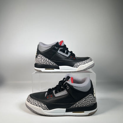 Jordan 3 Black Cement (2018) Size 5.5y USED s22170