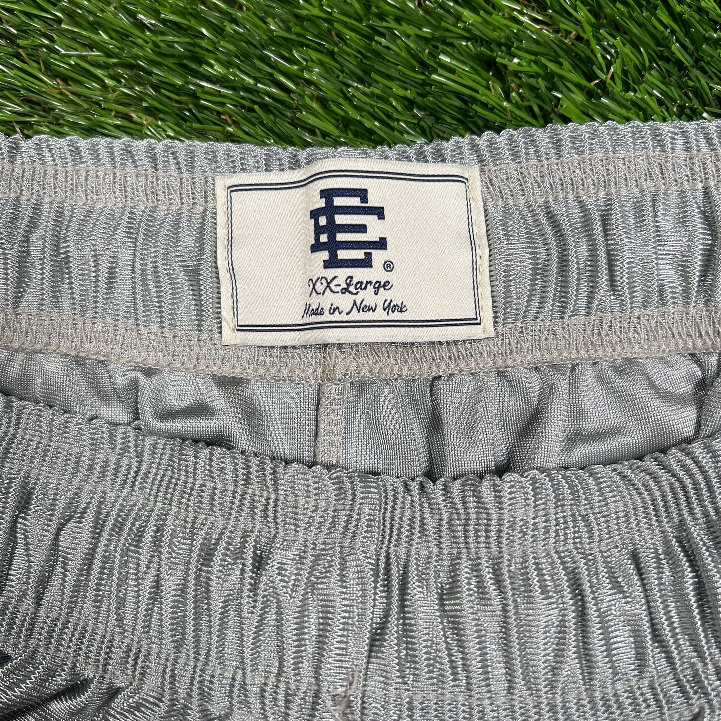 Eric Emanuel EE Baggy Shorts Silver/White (2025) Size XXL USED X14945