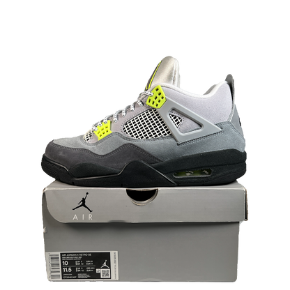 Jordan 4 SE 95 Neon (2020) Size 10 USED s22607
