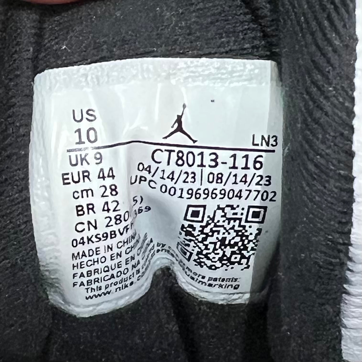 Jordan 12 Cherry (2023) Size 10 USED s23612