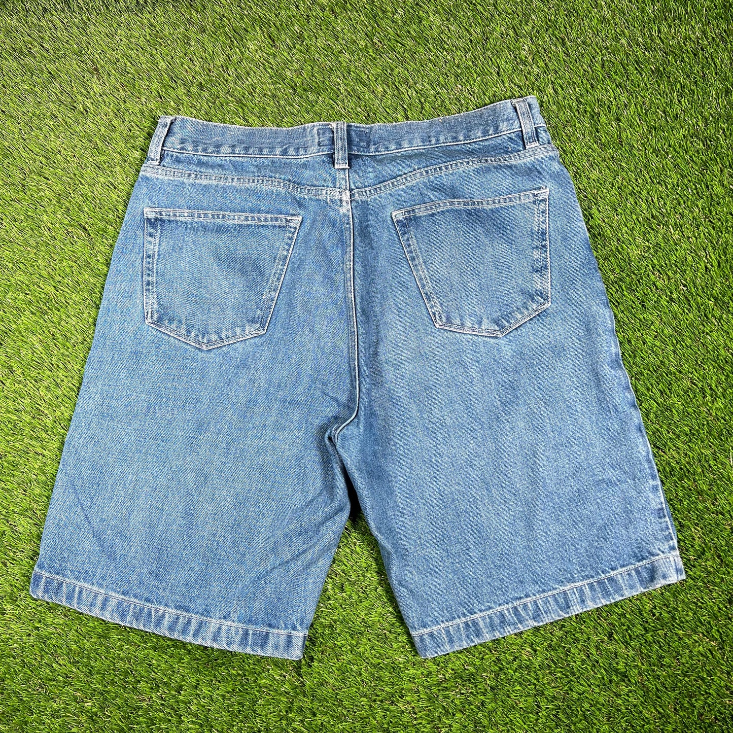 Stussy Bigol Jean Jhorts Blue Shorts Size 34 USED x14700