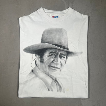 1990s John Wayne Tee White Size XL USED v14800