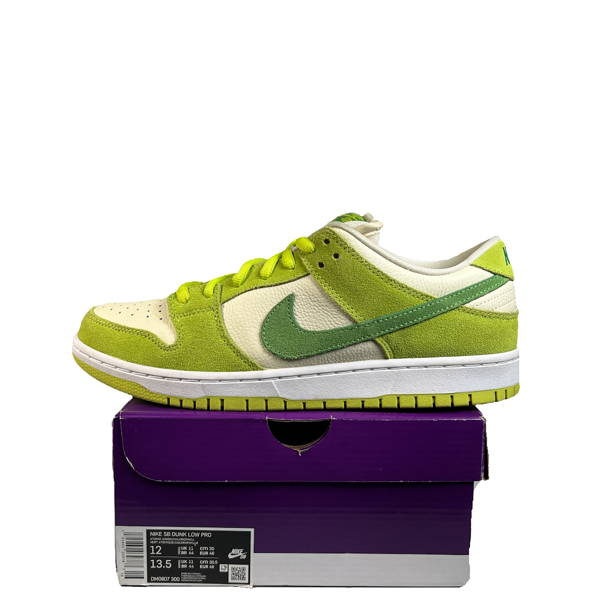 Nike SB Dunk Low Green Apple (2022) Size 12 USED s23184
