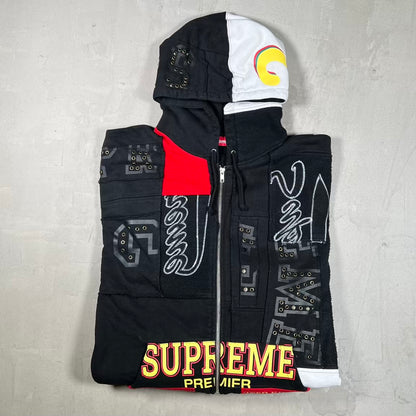 Supreme Patchwork Zip Up Hoodie (2025) Size XL USED x18931