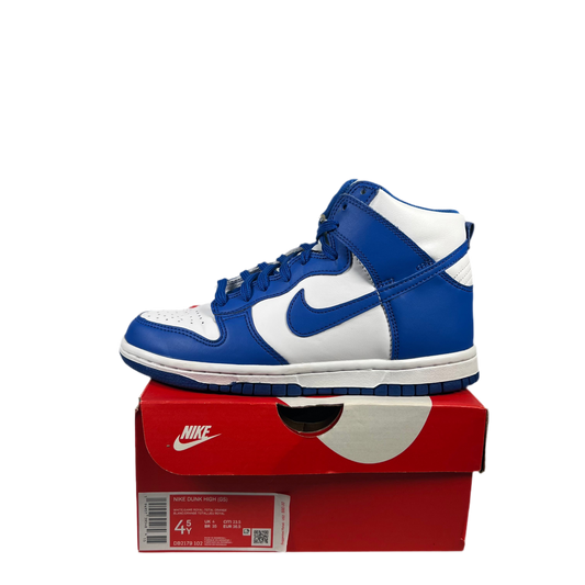 Nike Dunk High Game Royal GS (2021) Size 4.5Y USED s18334
