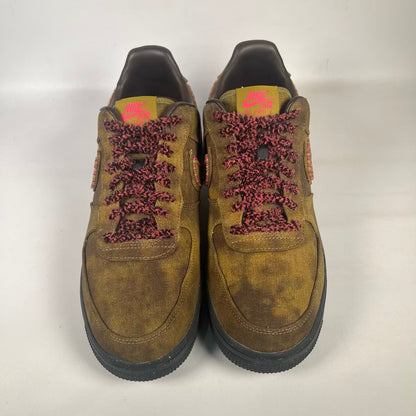 Nike Air Force 1 Low Boucle Desert Moss Fierce Pink (2025) Size 11 USED s23777