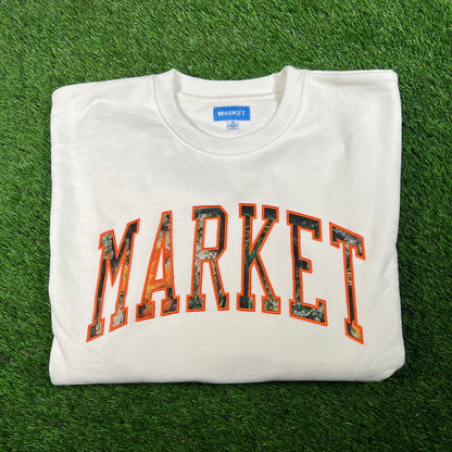 Market Fauxtree Arc White Crewneck Size XL USED x15796