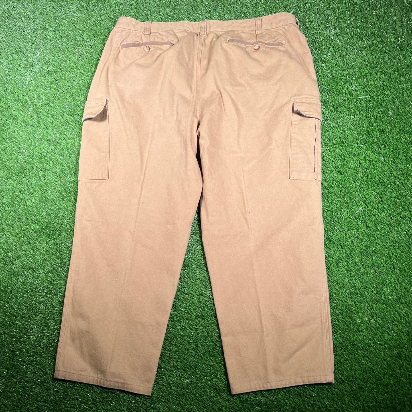 Y2K Orvis Workwear Canvas Brown Pants Size 46 USED v18044