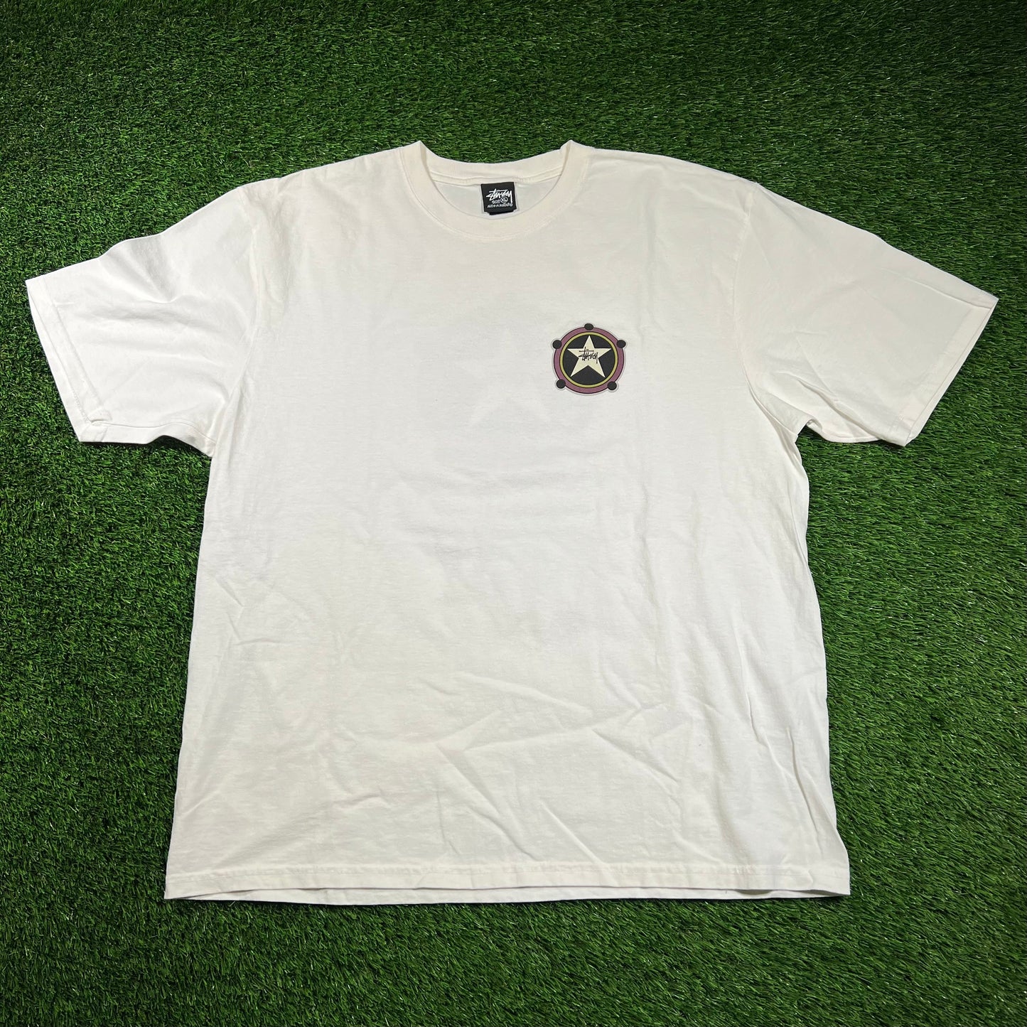 Stussy "Ranger" White Tee Size XL USED x16131