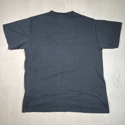 1991 Chicago Bulls "World Champs" Black Tee Size XL USED v19073
