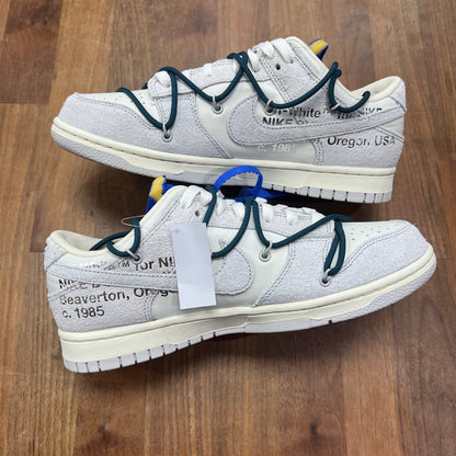 Nike Dunk Low Off White Lot 16 Size 8.5 NEW s17074