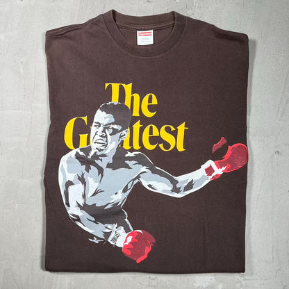 Supreme Muhammad Ali The Greatest Brown Tee (2010) Size Large USED x18545