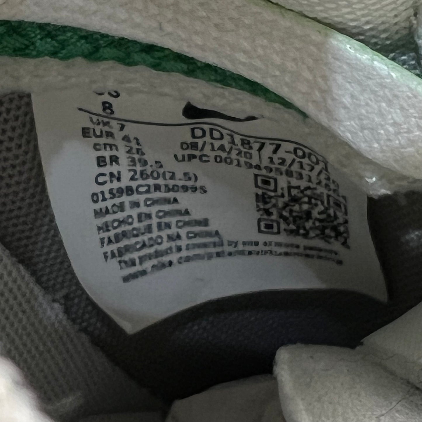 Nike Blazer Low Sacai Grey Green (2021) Size 8 NEW s18435